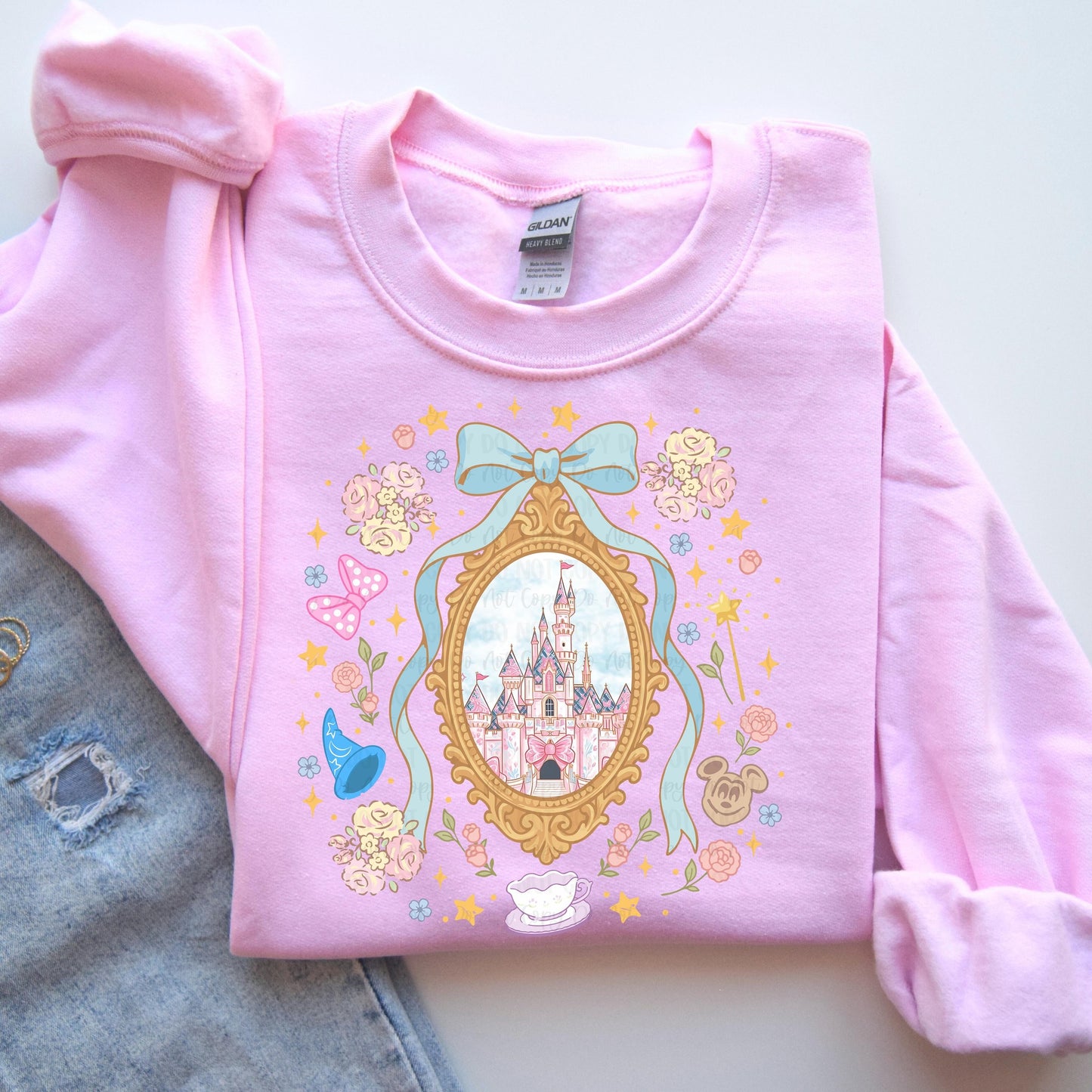 Pastel Castle Crewneck