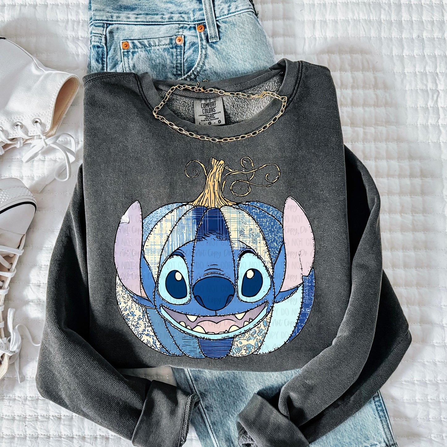 Stitch Pumpkin Crewneck