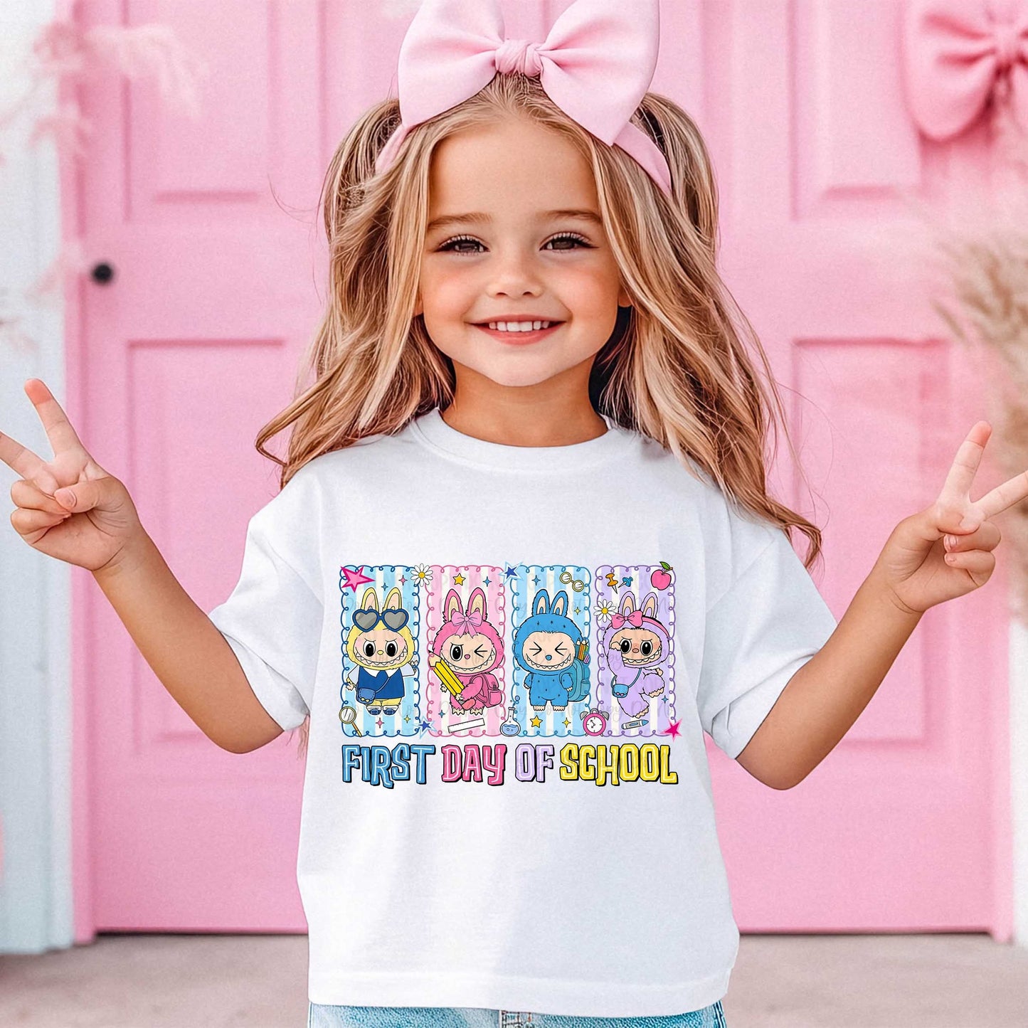 Labubu First Day of school Tee