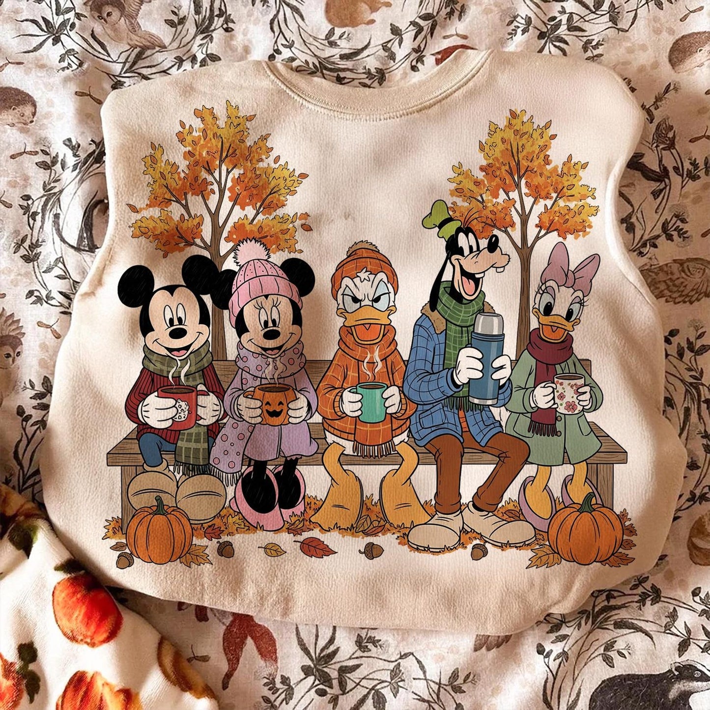 Mouse Crew Fall Crewneck