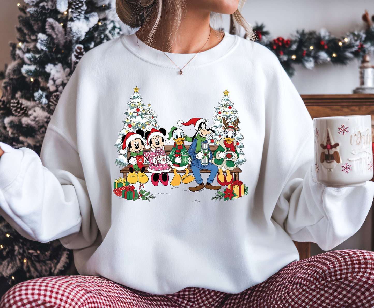 Mouse and Friends Christmas Crewneck