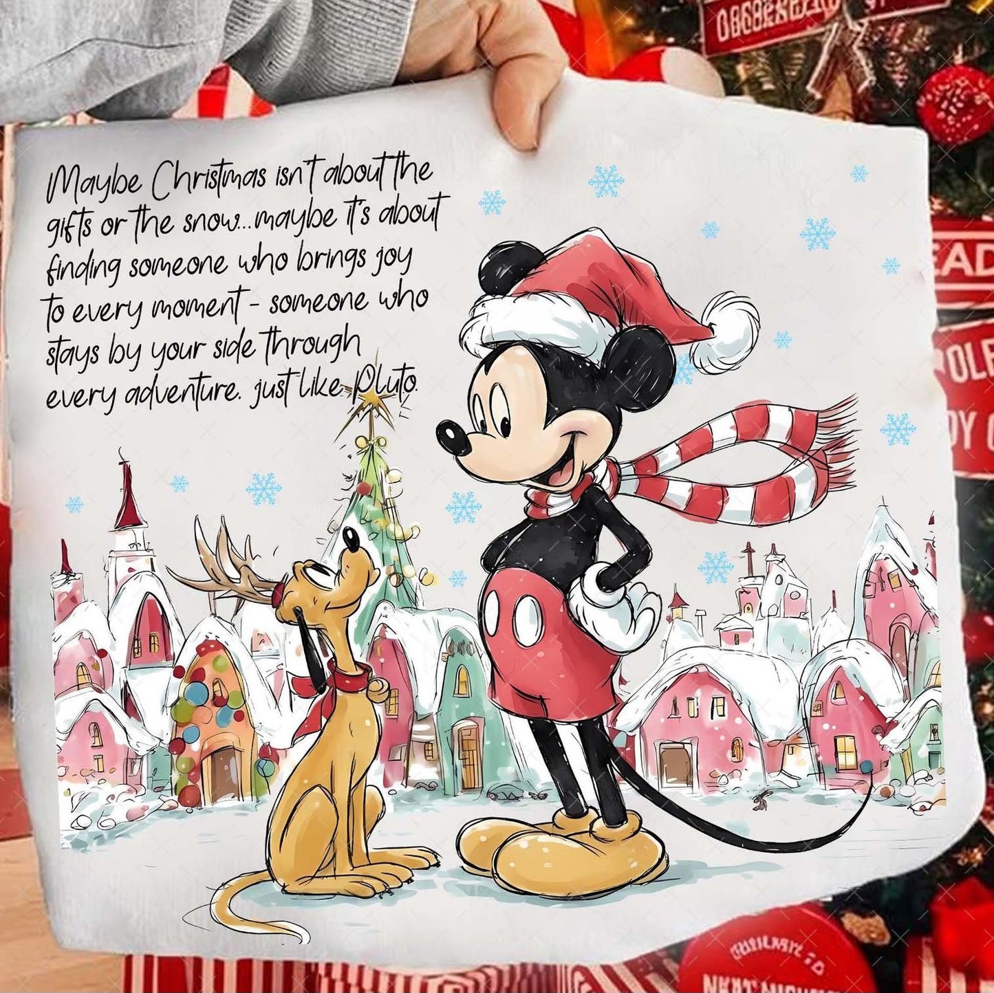 Mouse Maybe Christmas Crewneck