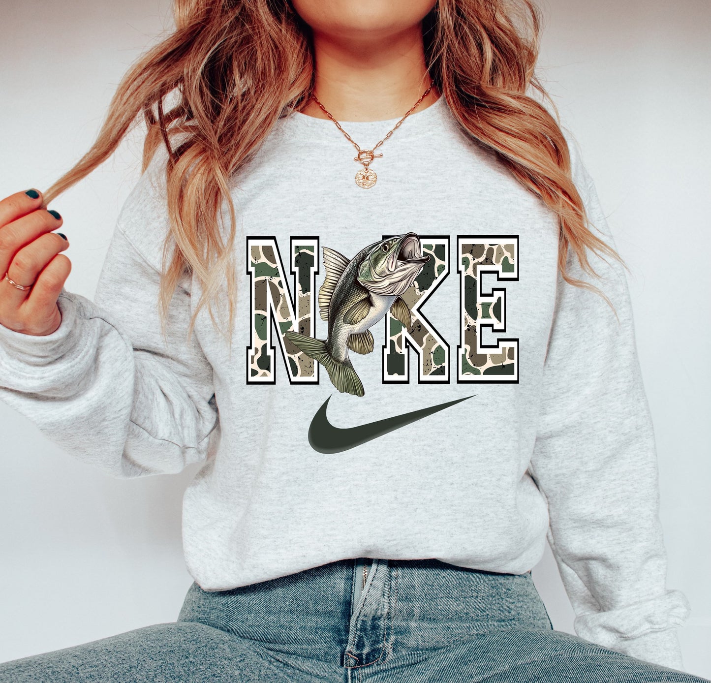 NKE Fish Crewneck