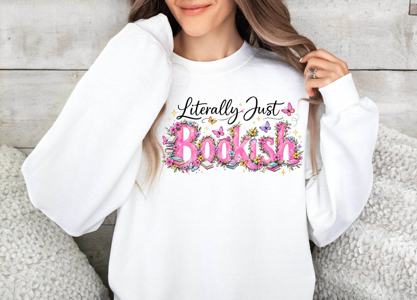 Literally Just Bookish Crewneck