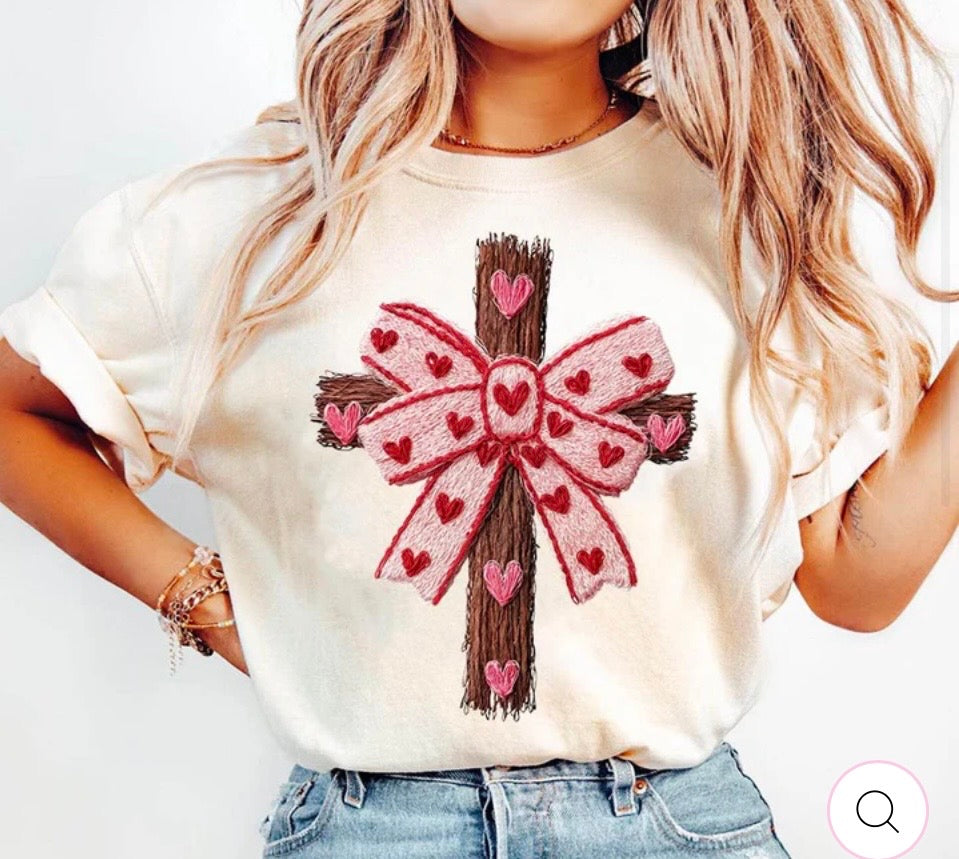 Bow Cross Tee