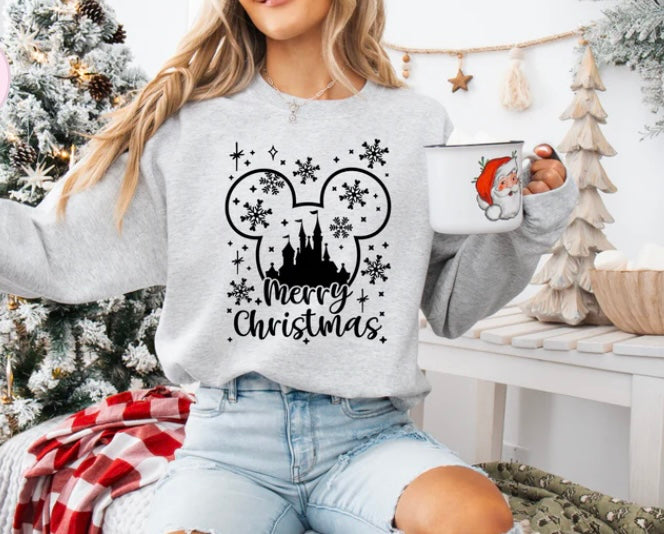 Merry Christmas Mouse Crewneck