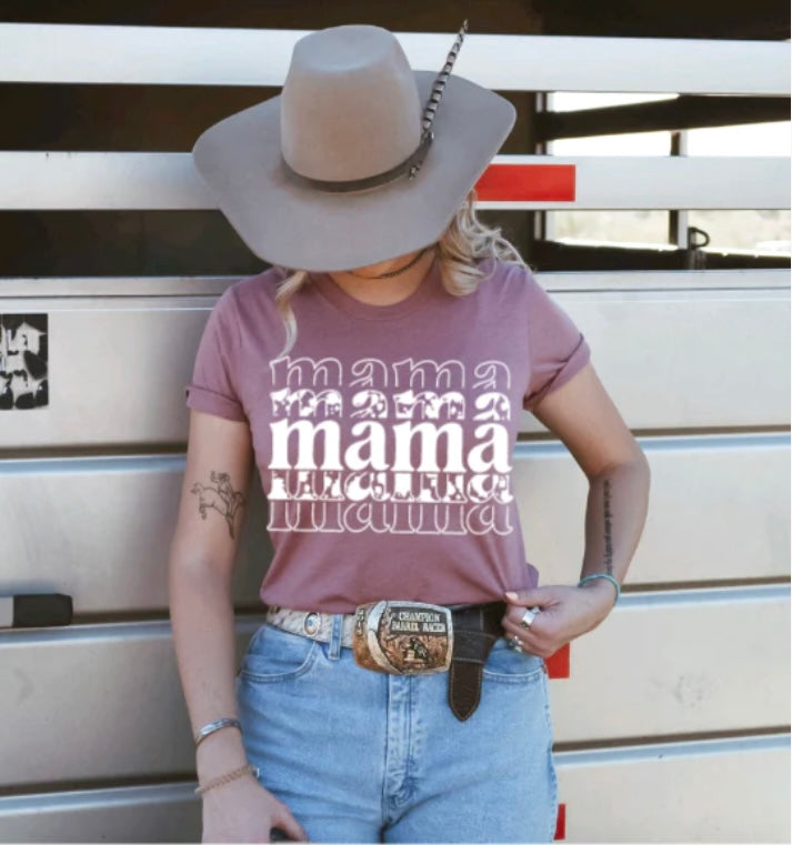 Mama stacked tee