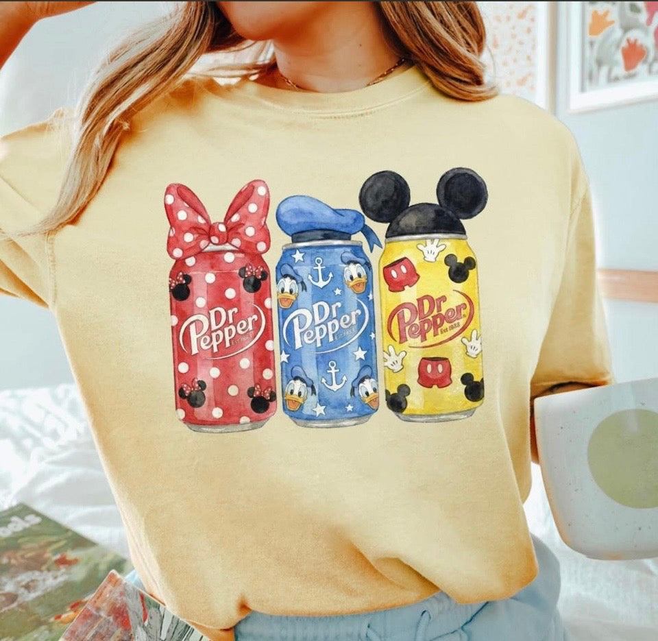 Mouse Dr. Pepper Tee