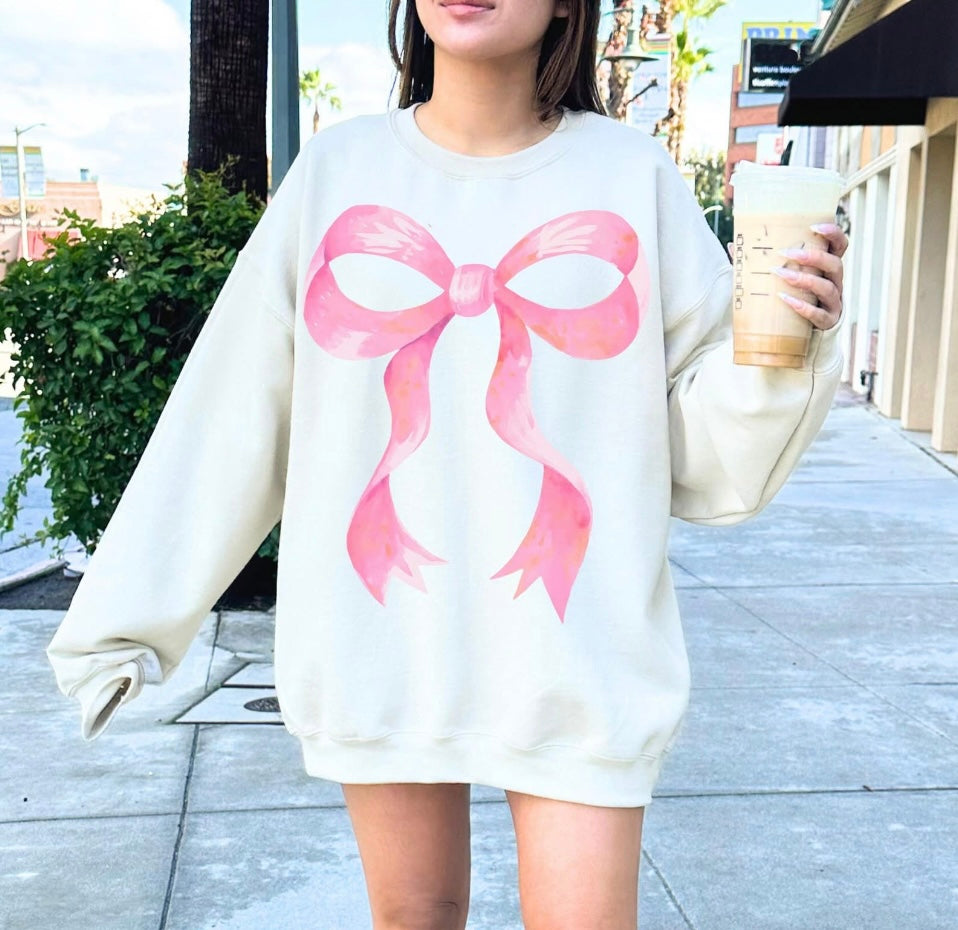 Pink Coquette Crewneck