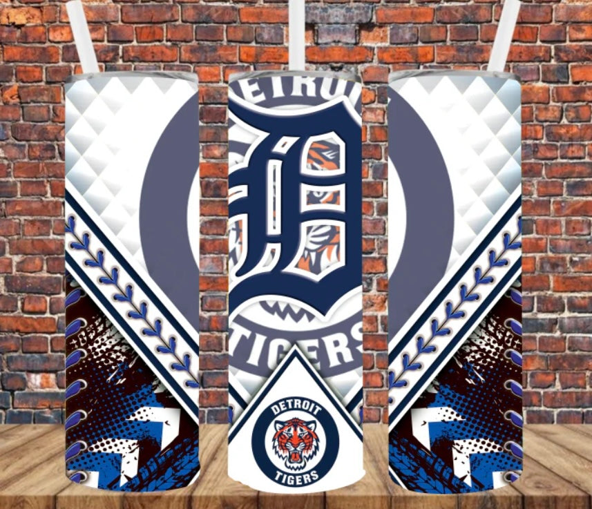 Tigers Skinny Tumbler