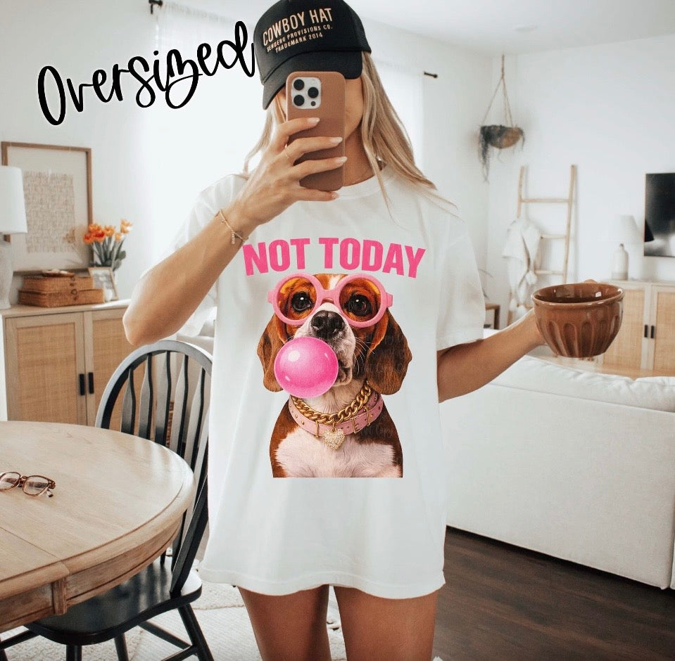 Beagle Not Today Tee