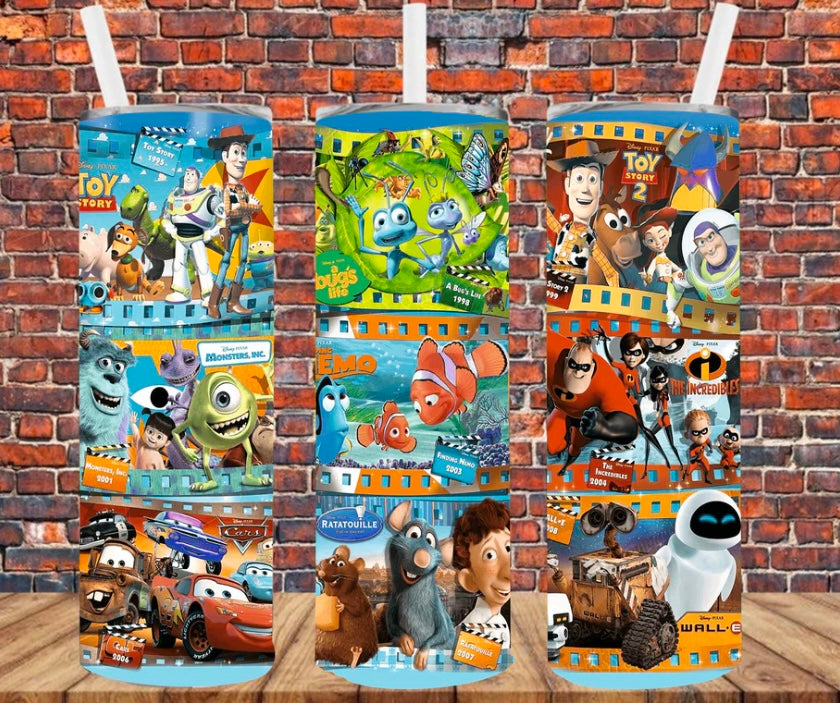 Character Movie Skinny Tumbler