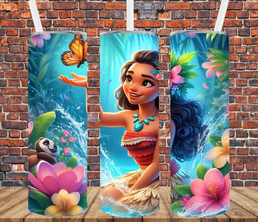 Moana Skinny Tumbler