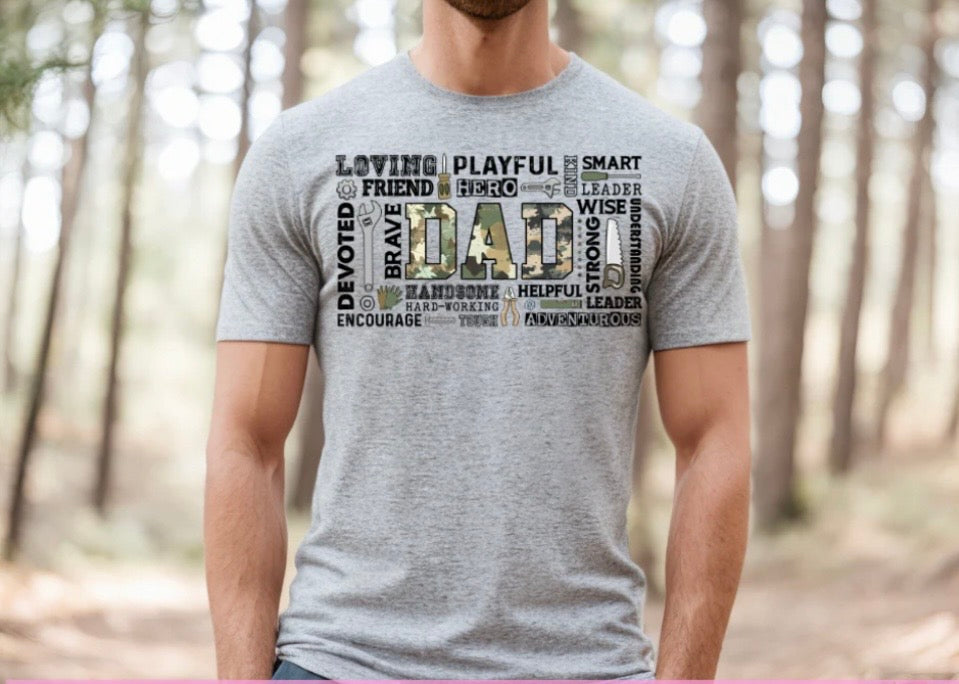Dad Hardworking Tee