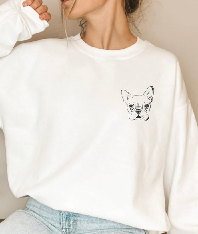 Boston Terrier (pocket) crewneck