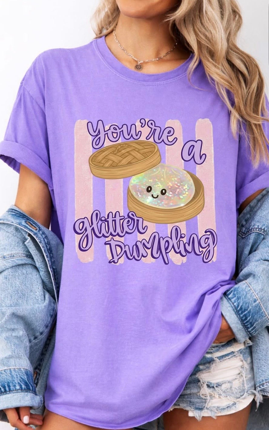 Glitter Dumpling Tee