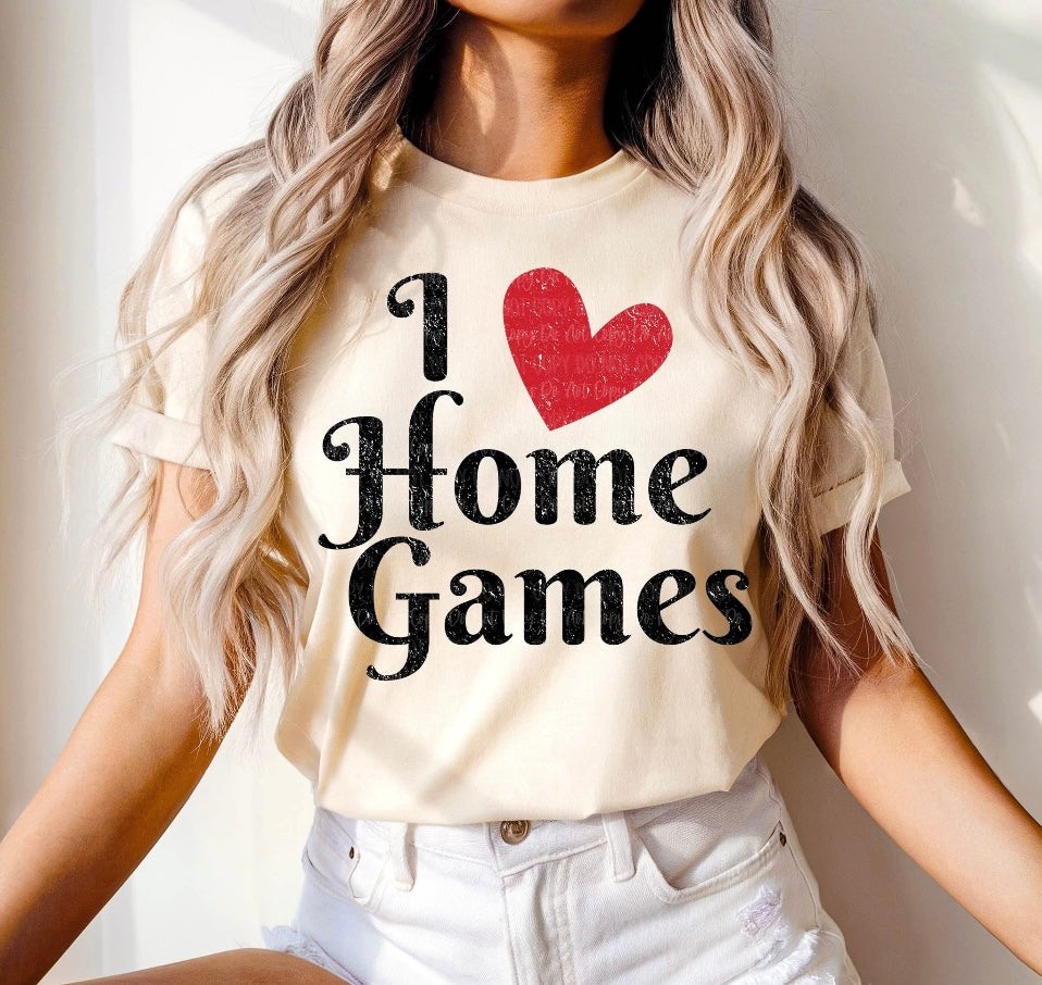 I Love Home Games Tee