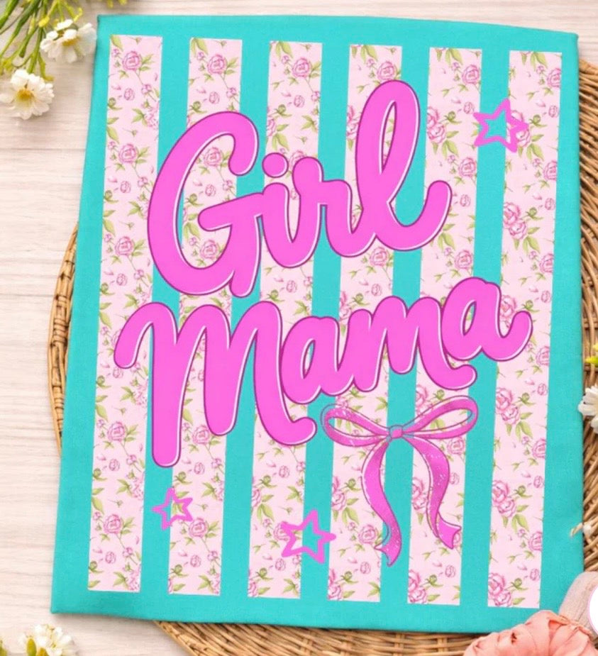 Girl Mama Striped Tee