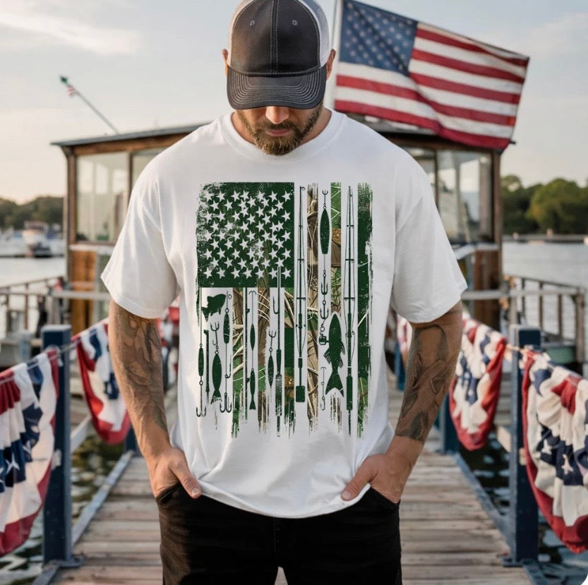 Fish flag Tee