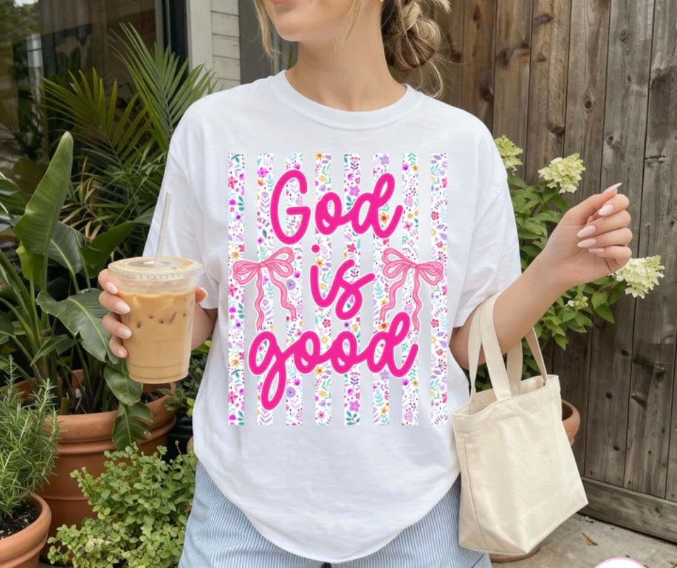 Floral God is good Tee