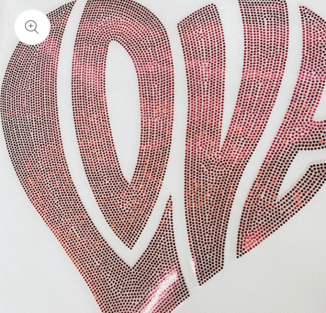 Love Rhinestone Crewneck