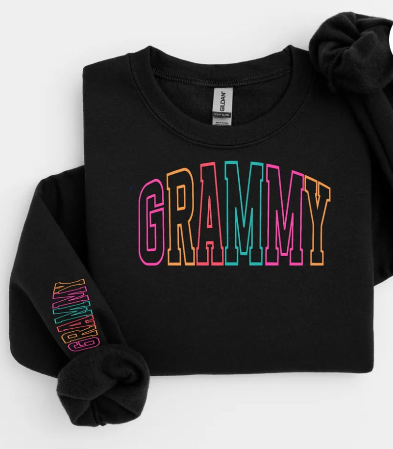 Grammy Crewneck with sleeve detail