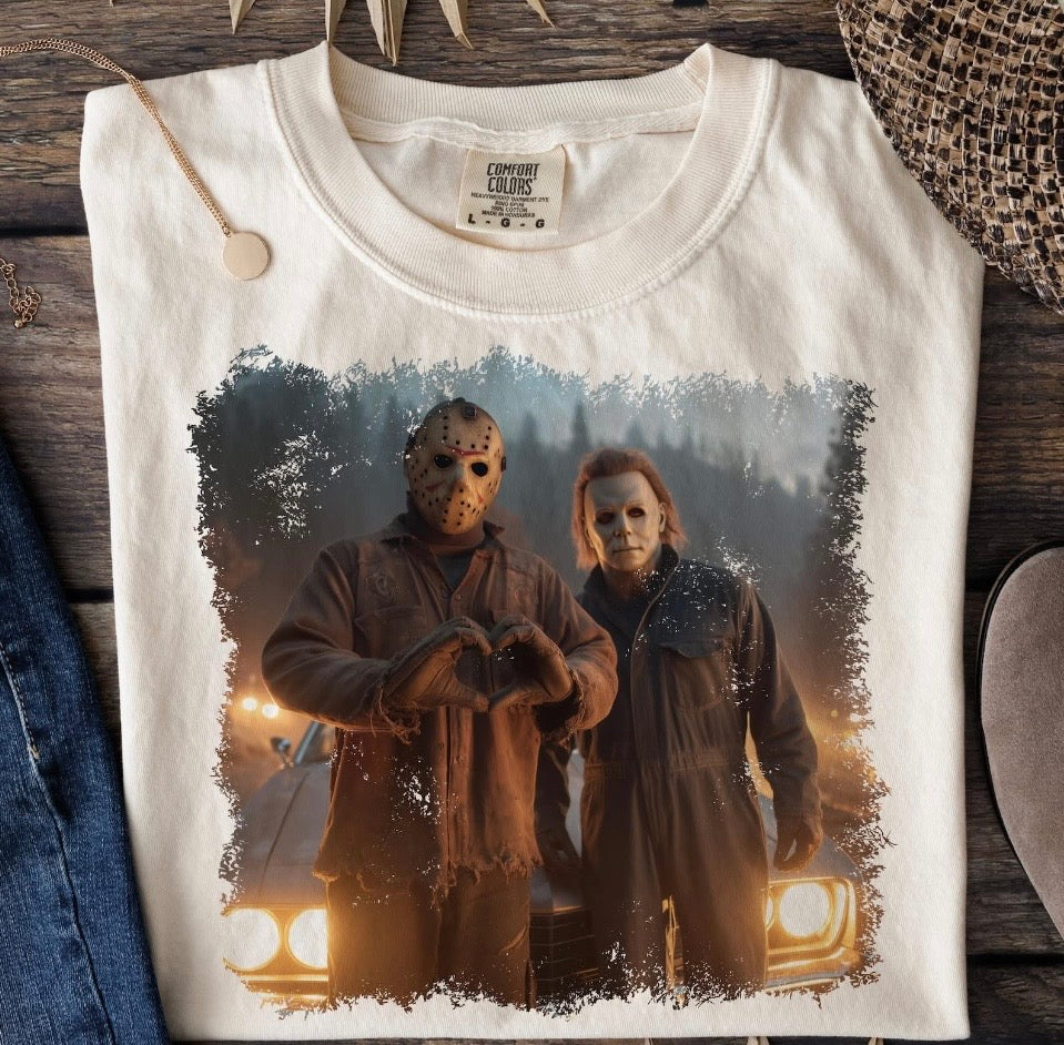 Heart Hands Scary Tee