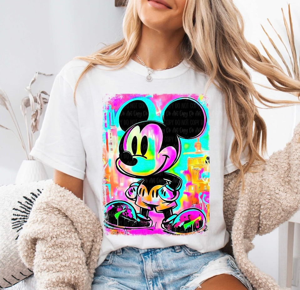 Watercolor Mouse Tee