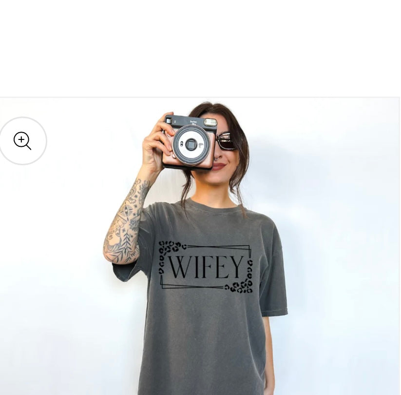 Cheetah Wifey Tee