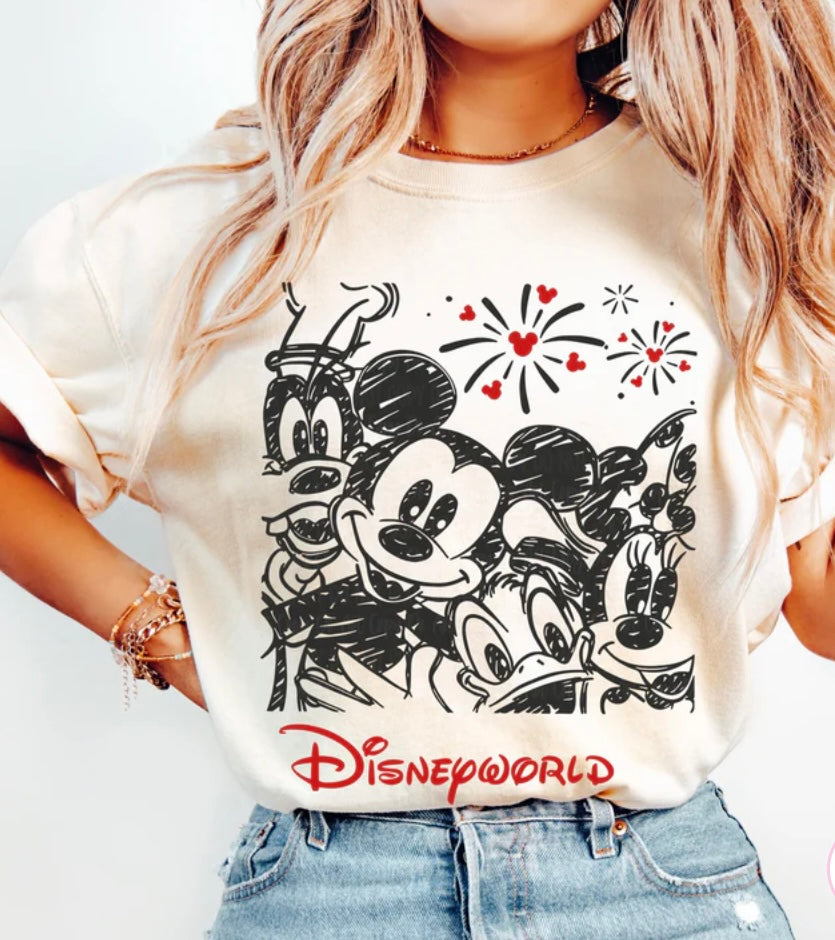 Black DWorld Tee