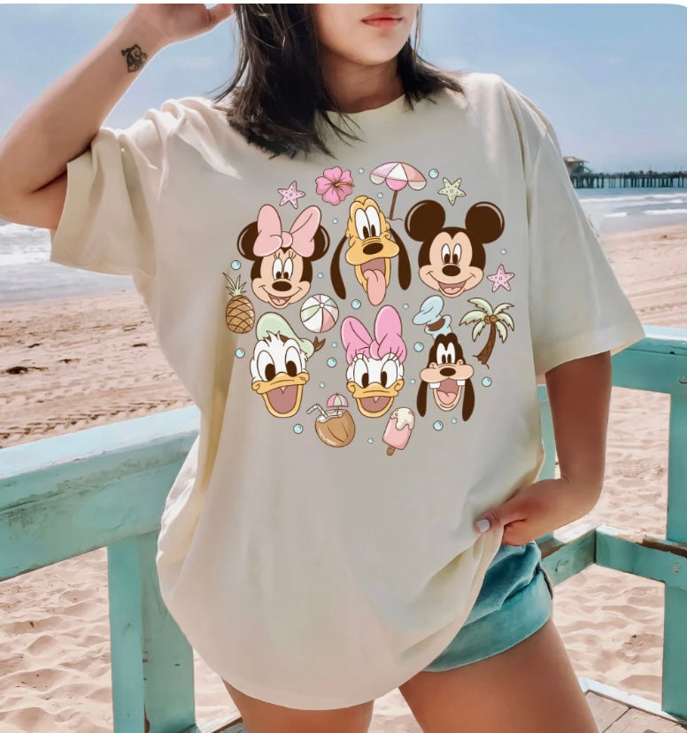 Mouse and Friends Summer Tee
