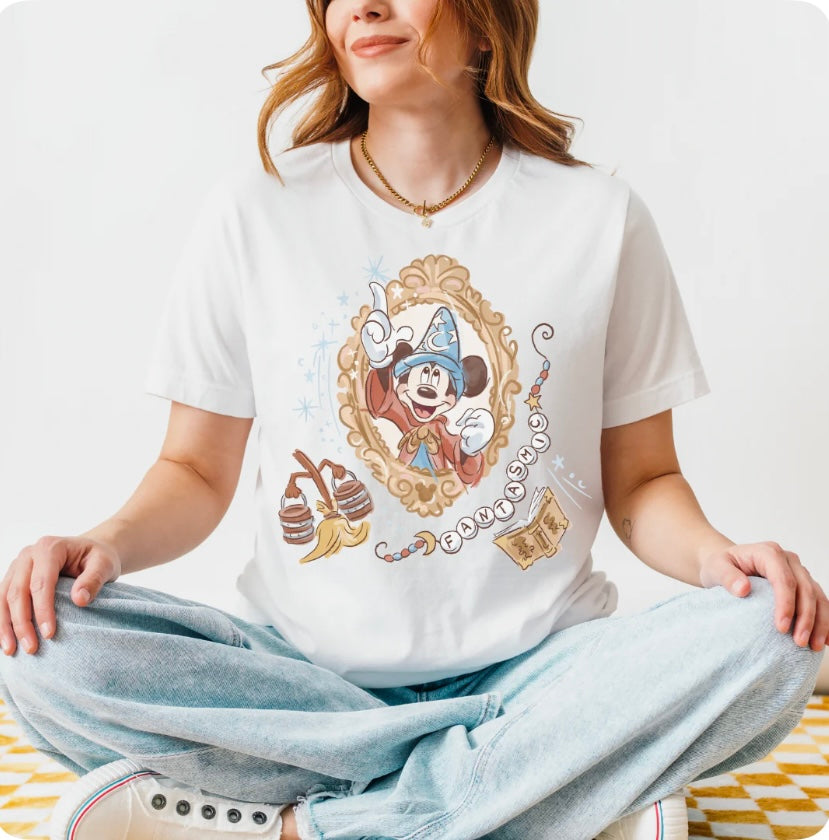Wizard Mouse Tee with imagination