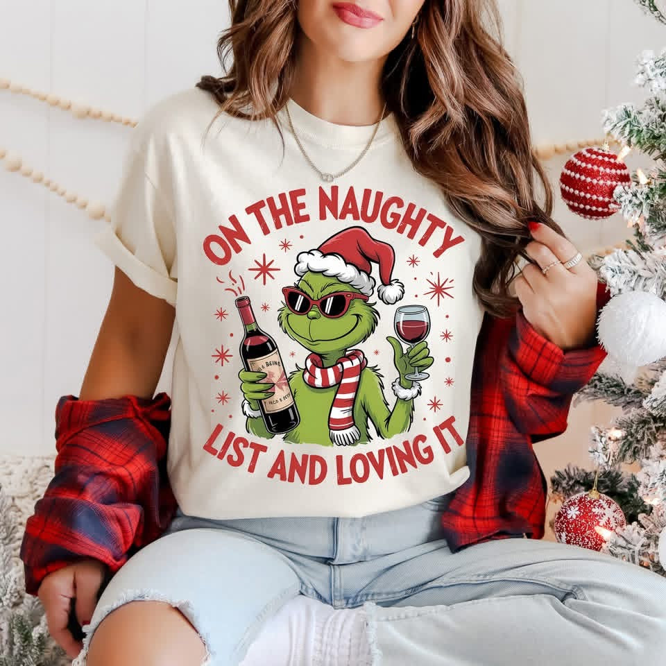 Green Guy Naughty List Tee