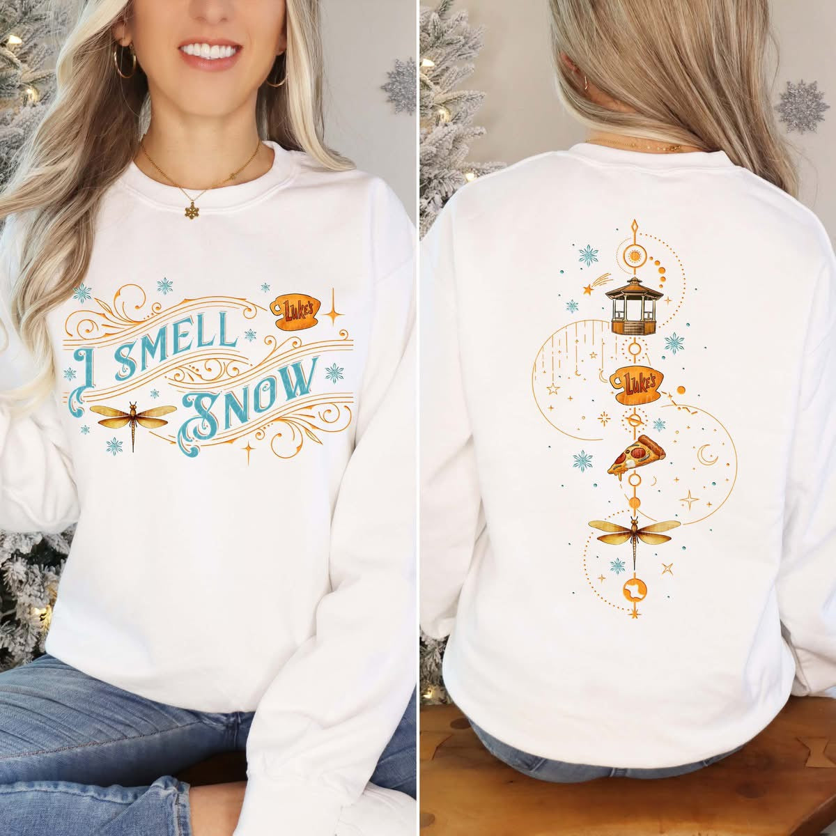 I smell snow Crewneck