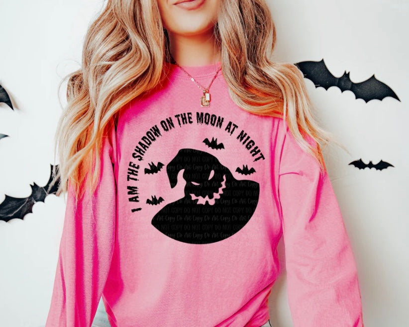 I am the shadow on the moon crewneck