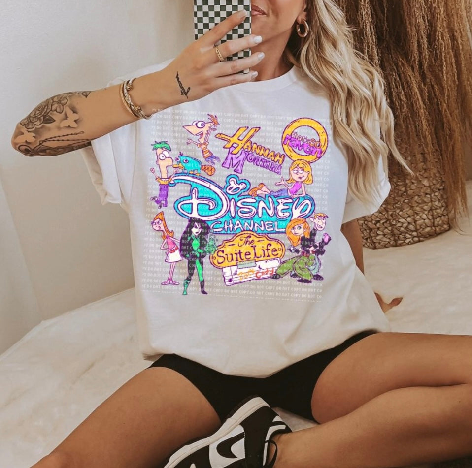 Mouse channel 90s tee