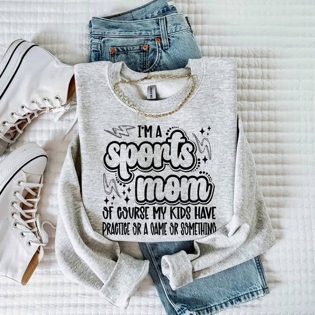 I'm a sports mom Crewneck