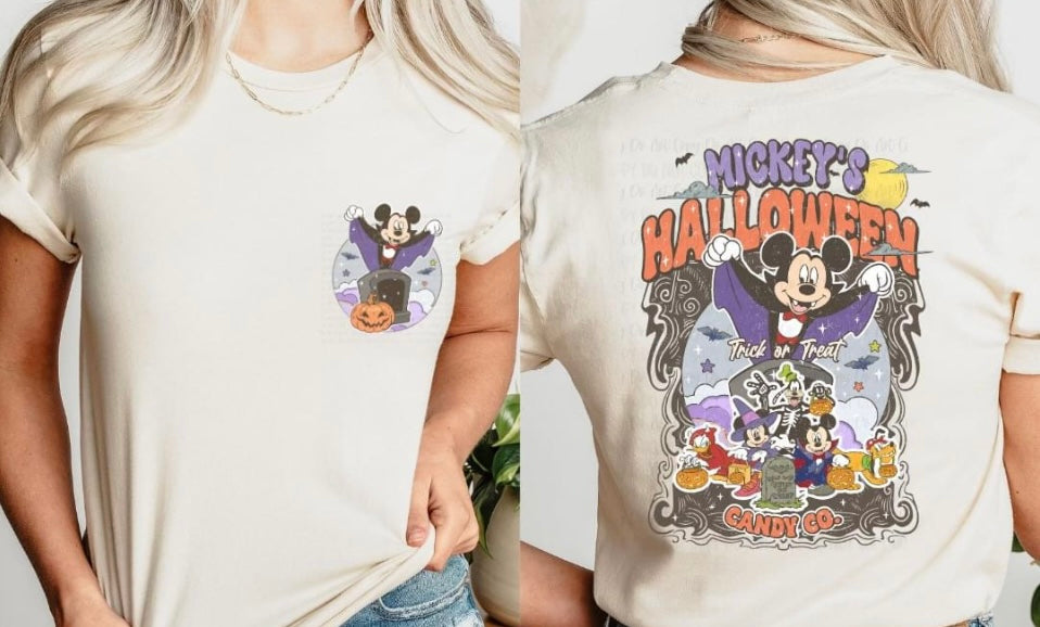 Mouse Halloween Candy Co Tee
