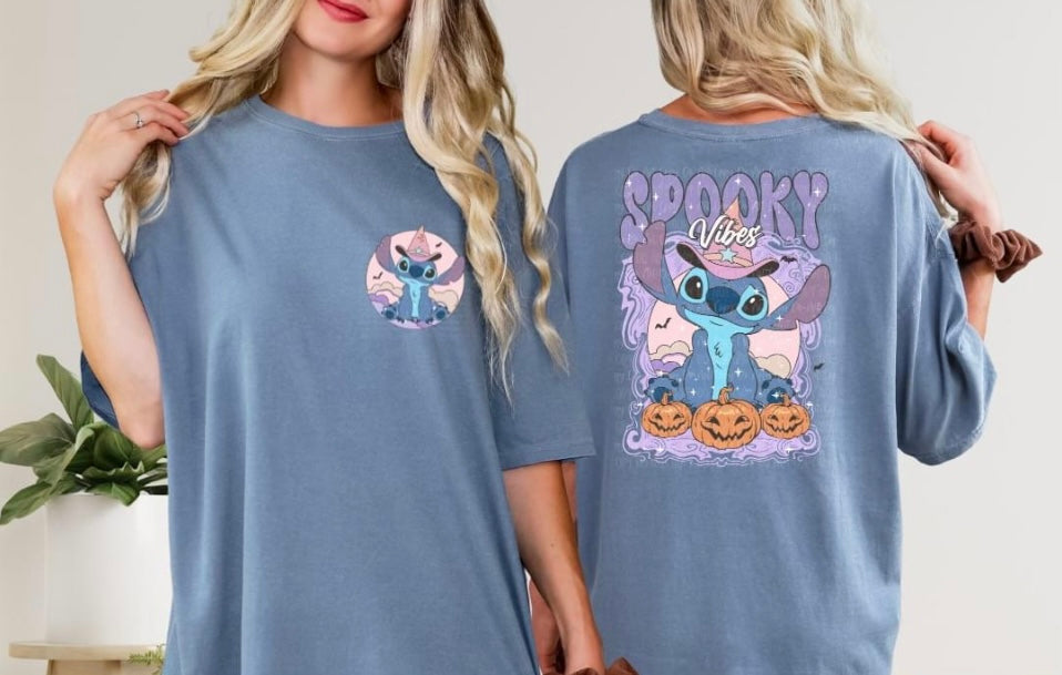 Spooky Vibes Alien tee