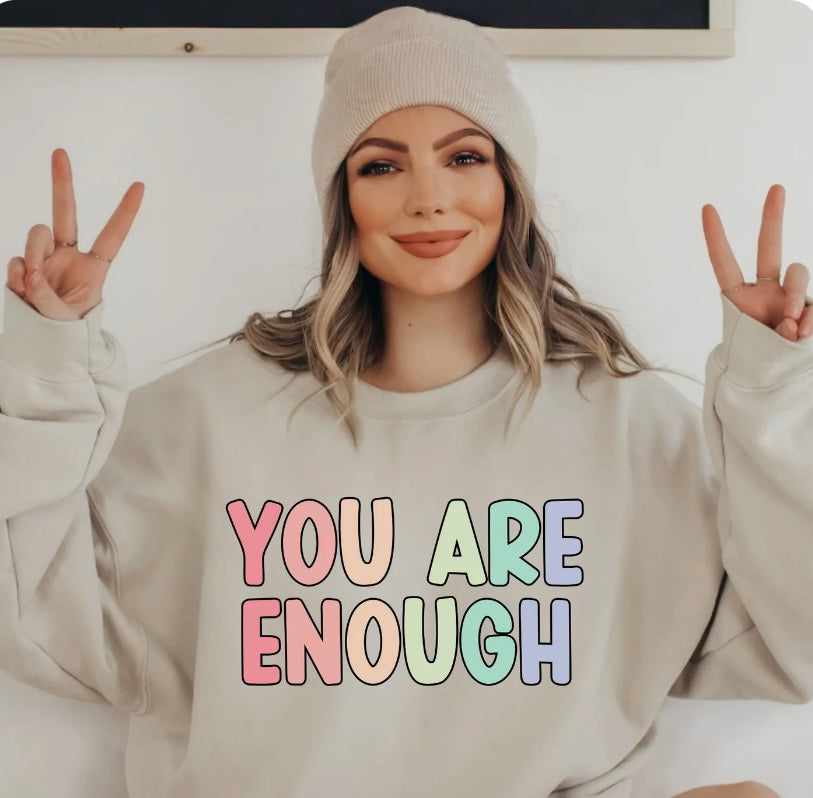 You are enough crewneck