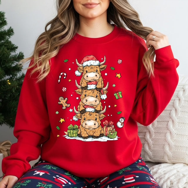 Christmas Hyland Stacked Crewneck