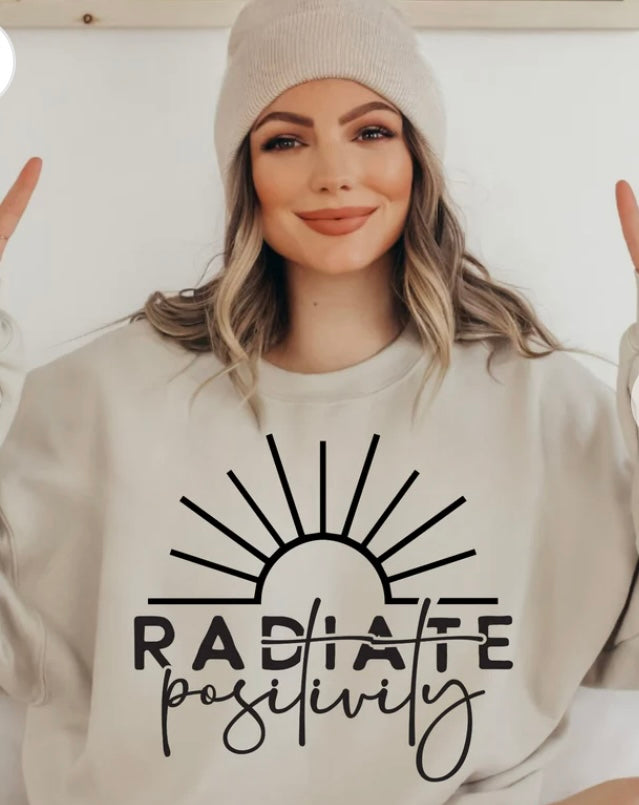 Radiate Positivity Crewneck