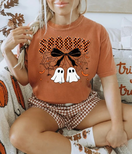 Spooky Checkered Tee