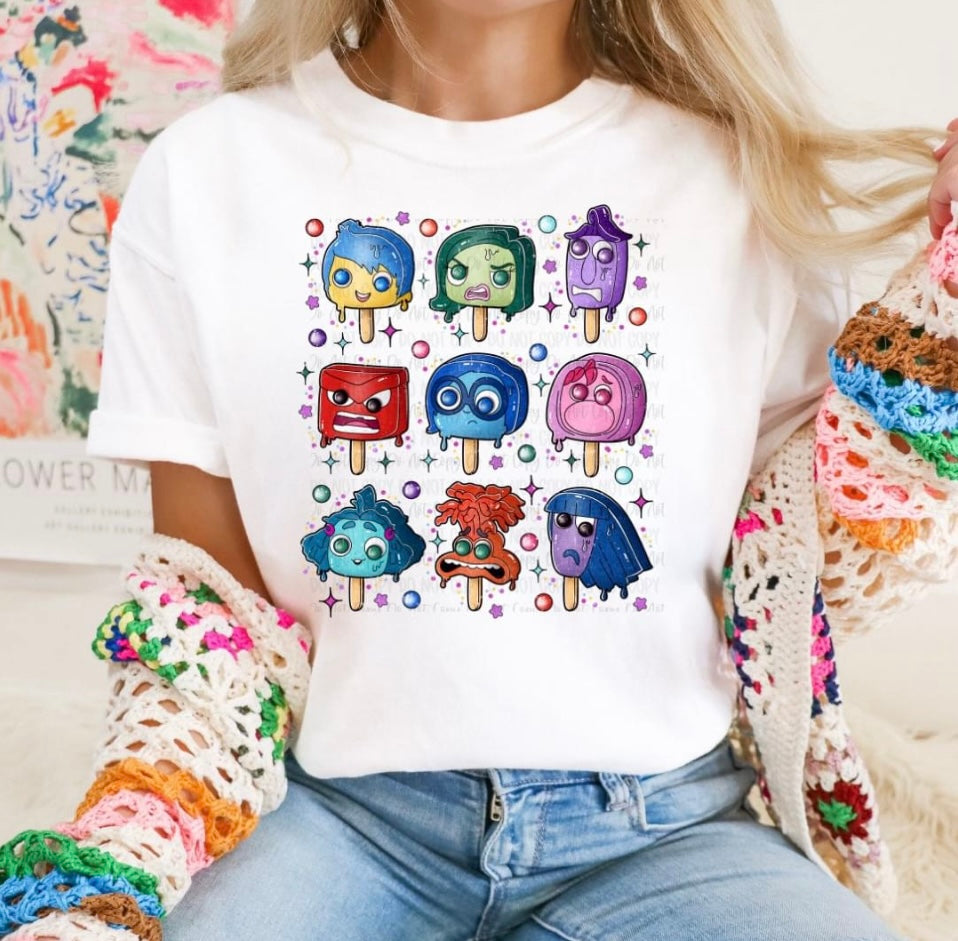 Inside Out popsicle Tee