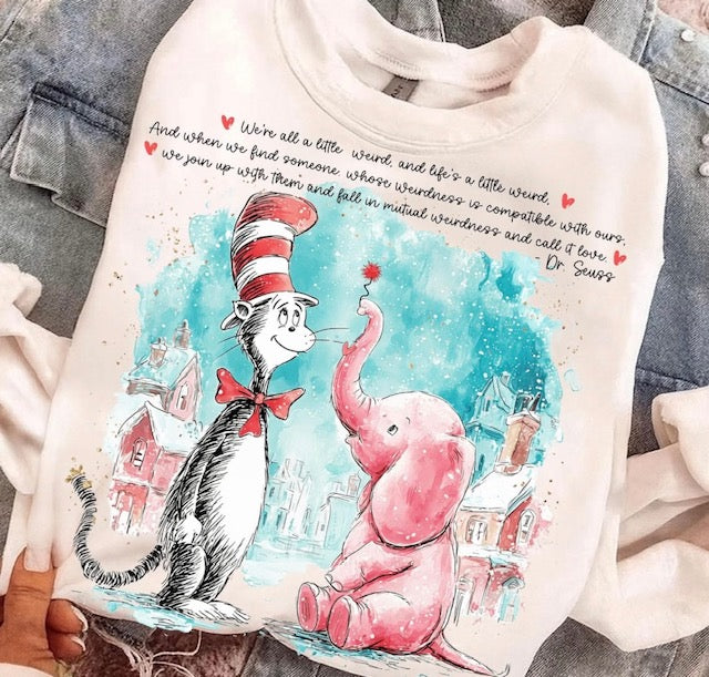 We're are all a little weird Crewneck