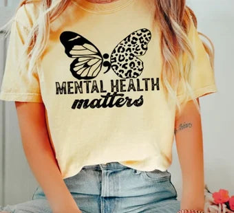 Butterfly Mental Health Matters Tee