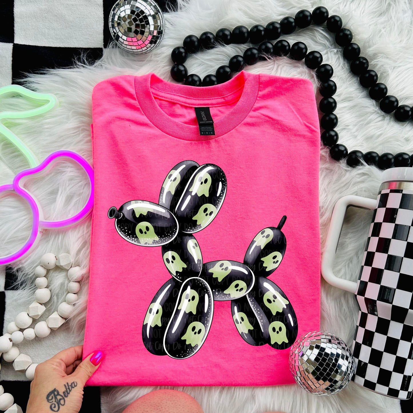 Balloon Dog Ghost Tee