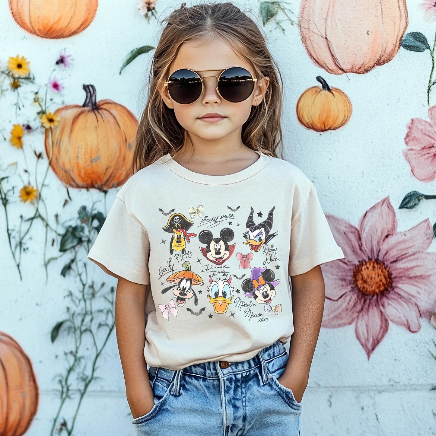 Mouse and Friends Halloween Youth Tee