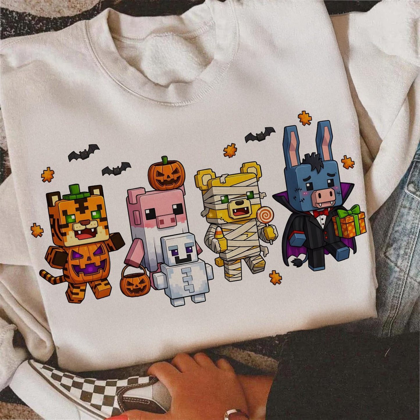 Minecraft Halloween Crewneck