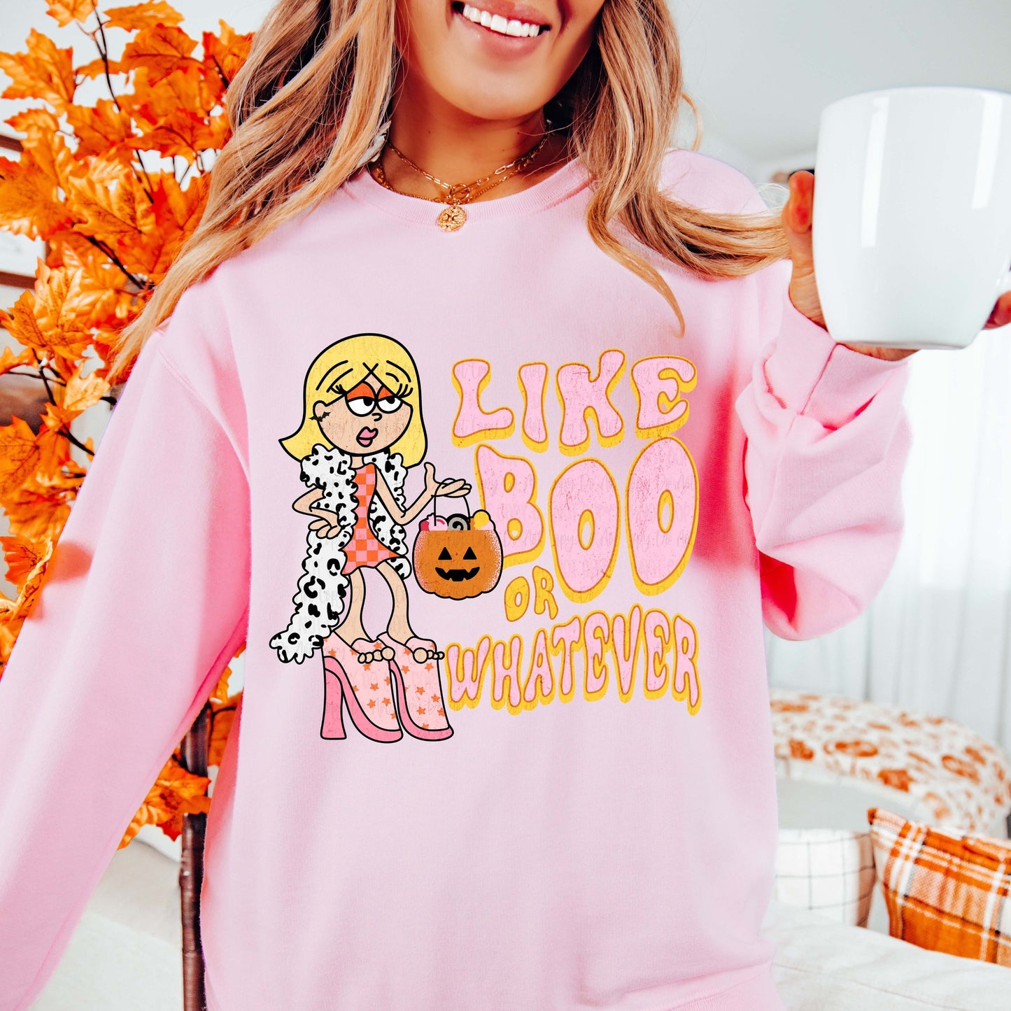 Like Boo or Whatever Crewneck